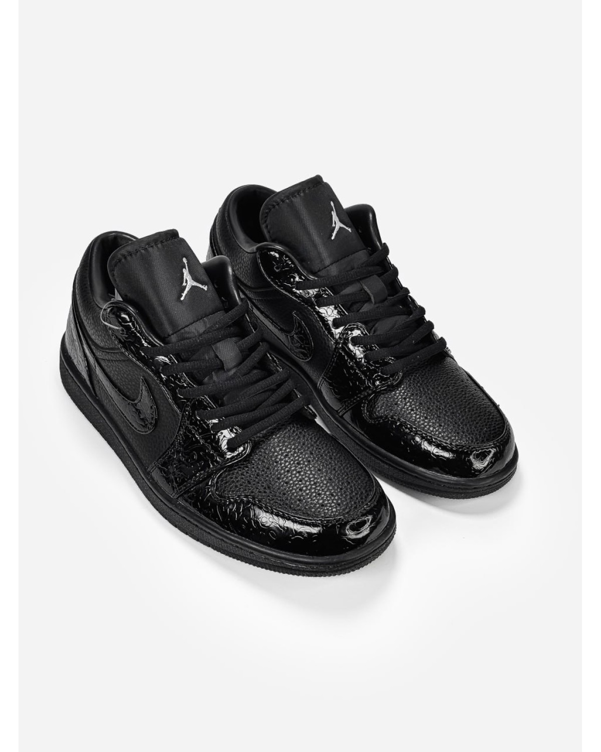 Nike Air Jordan 1 Low SE Patent Elephant Black Nike Air Jordan 1 Low SE Patent Elephant Black