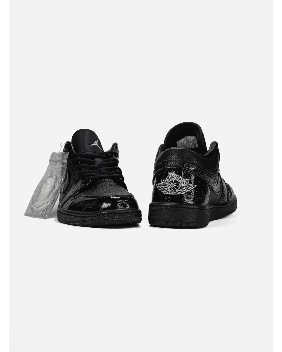 Nike Air Jordan 1 Low SE Patent Elephant Black Nike Air Jordan 1 Low SE Patent Elephant Black