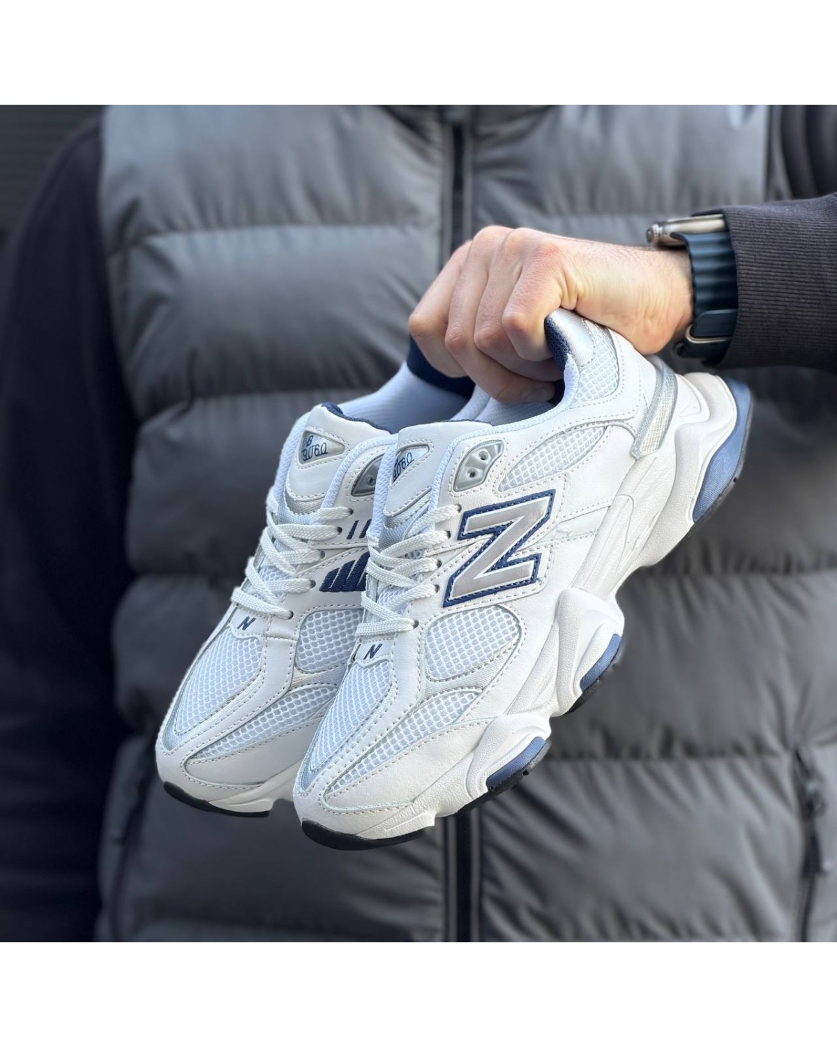 New Balance 9060 White Blue New Balance 9060 White Blue