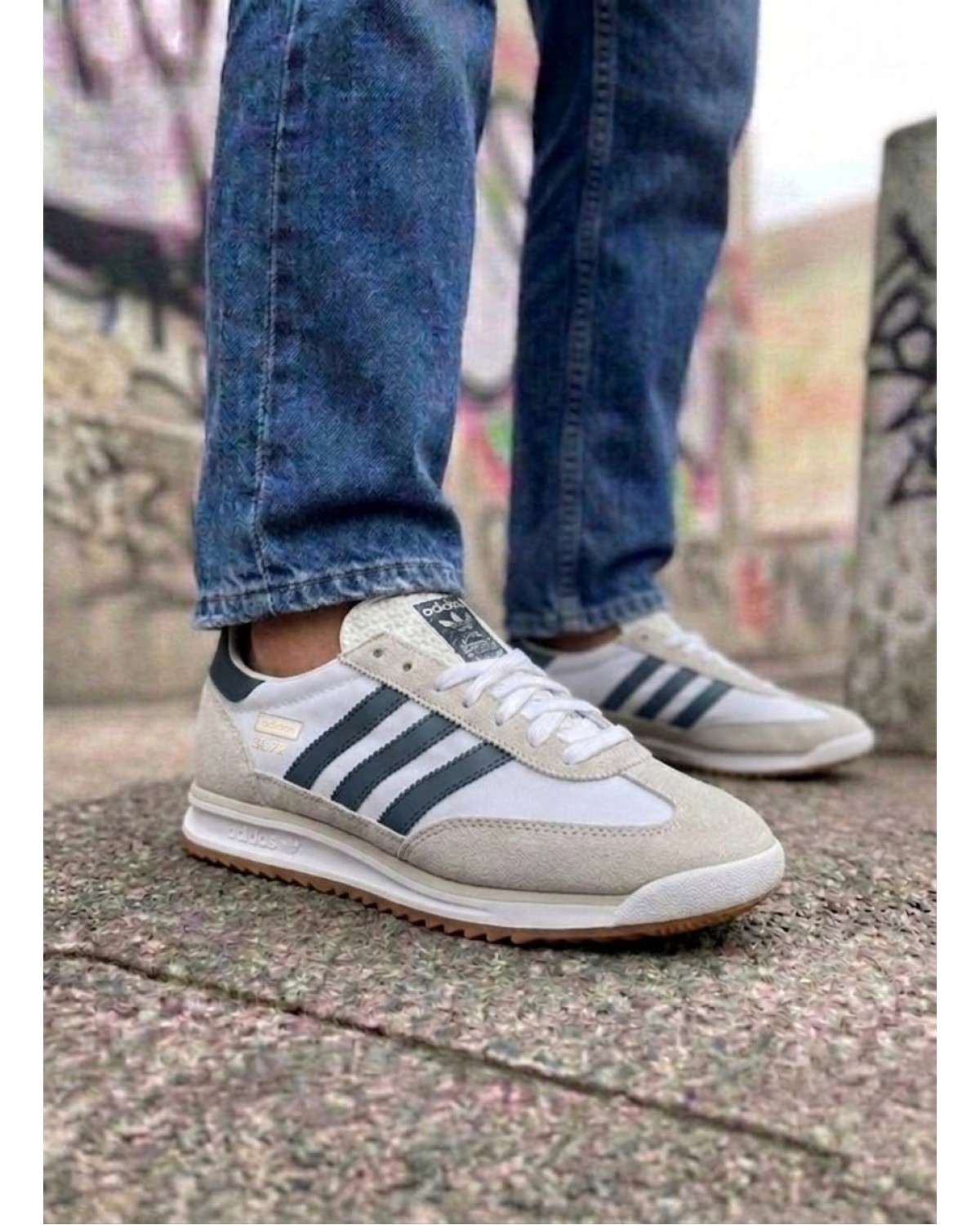 Adidas SL 72 RS Cloud White Aurora Ivy Crystal