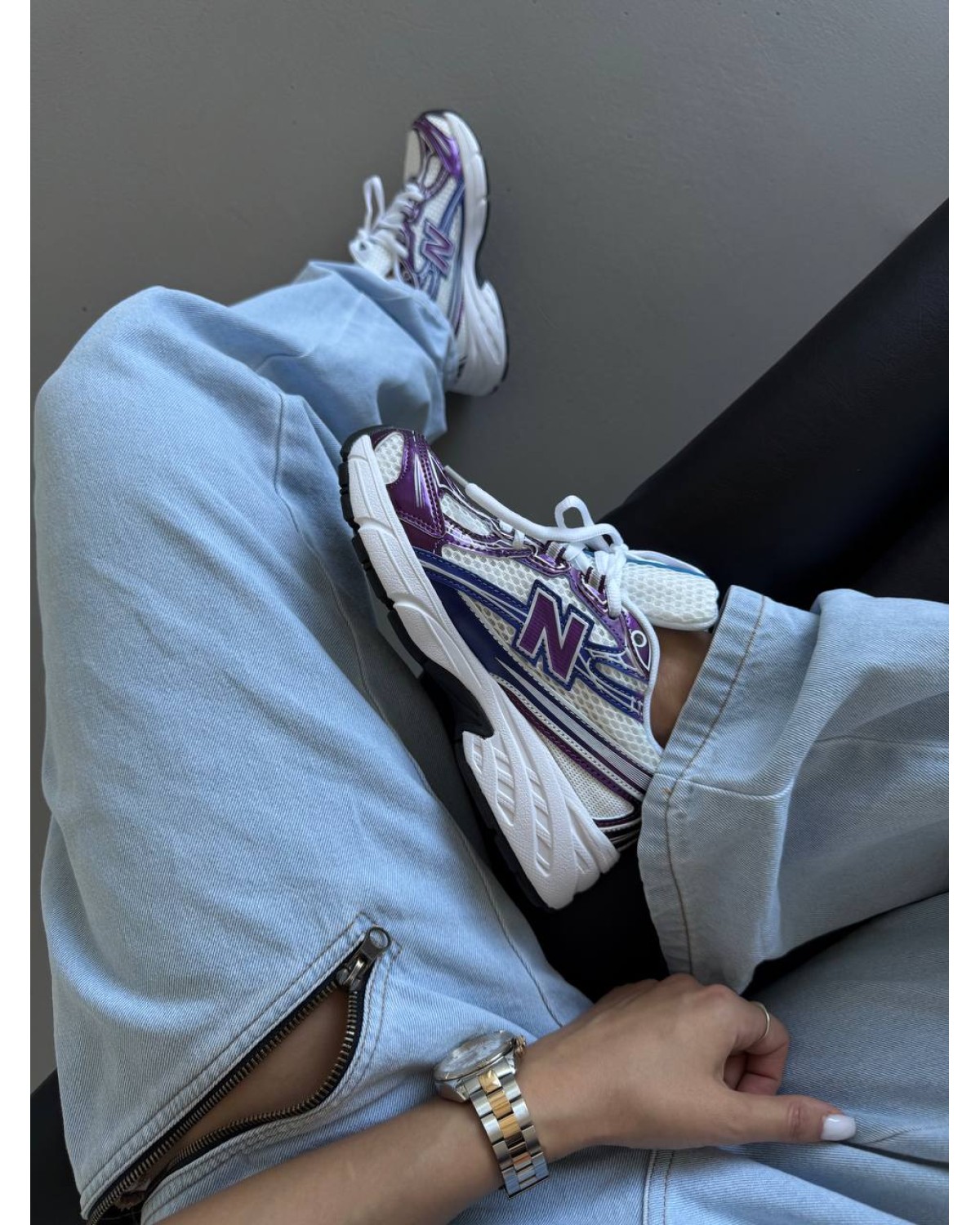 New Balance 740 White Purple Blue New Balance 740 White Purple Blue