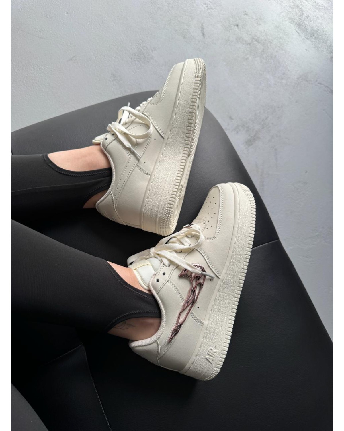 Nike Air Force 1 '07 LX Molten Metal Swoosh Rose Gold Nike Air Force 1 '07 LX Molten Metal Swoosh Rose Gold